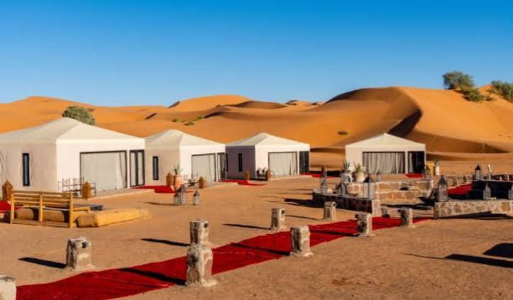 Desert camp in Morocco's Sahara — an iconic experience best approached with realistic expectations in September